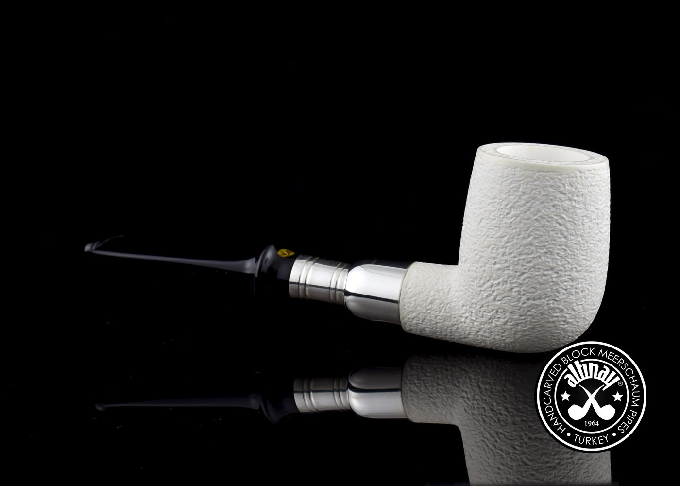 altinay-spigot-billiard-meerschaumpfeife-silber-spigot-6 image 4