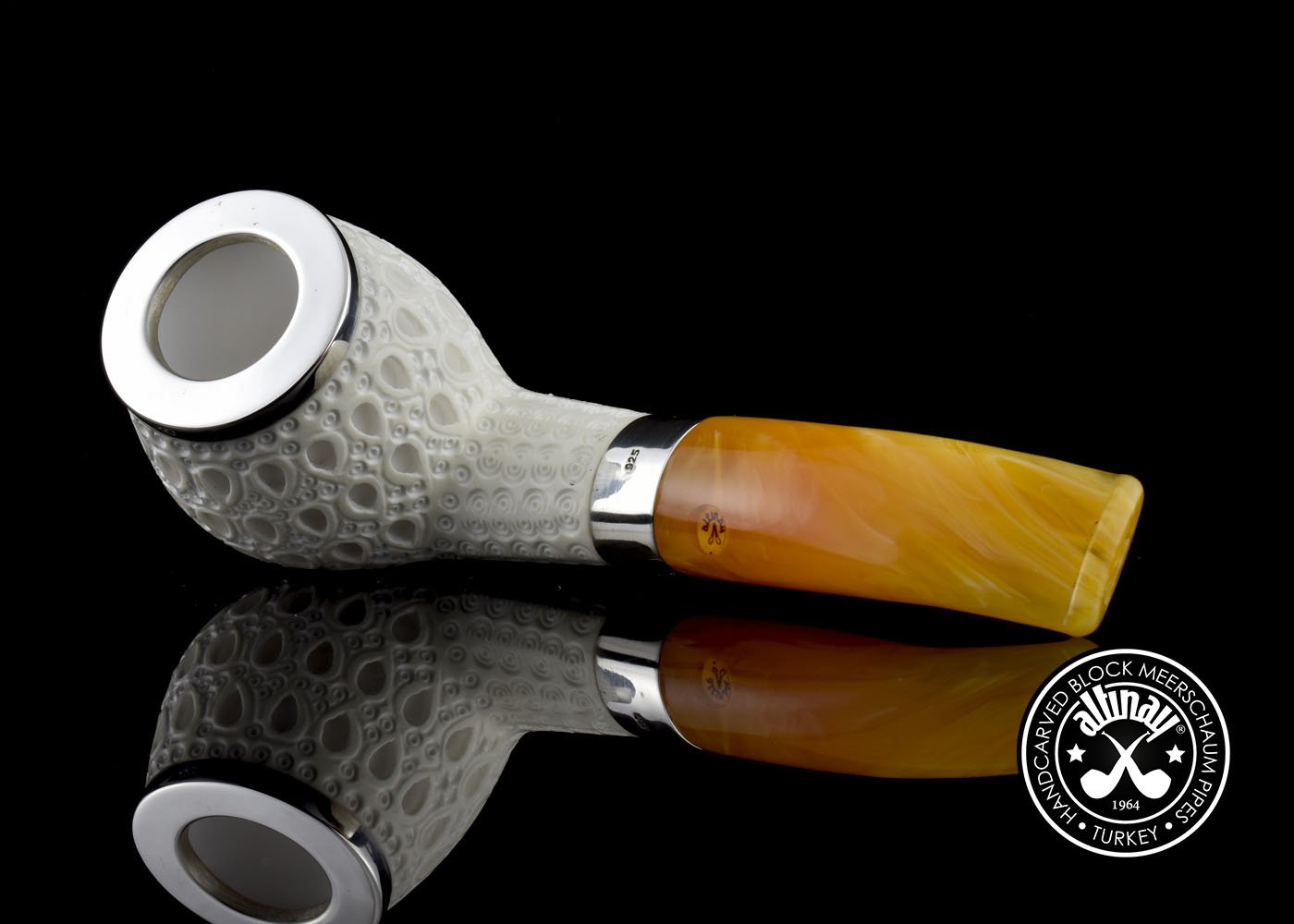 altinay-diplomat-meerschaumpfeife-silberring image 5