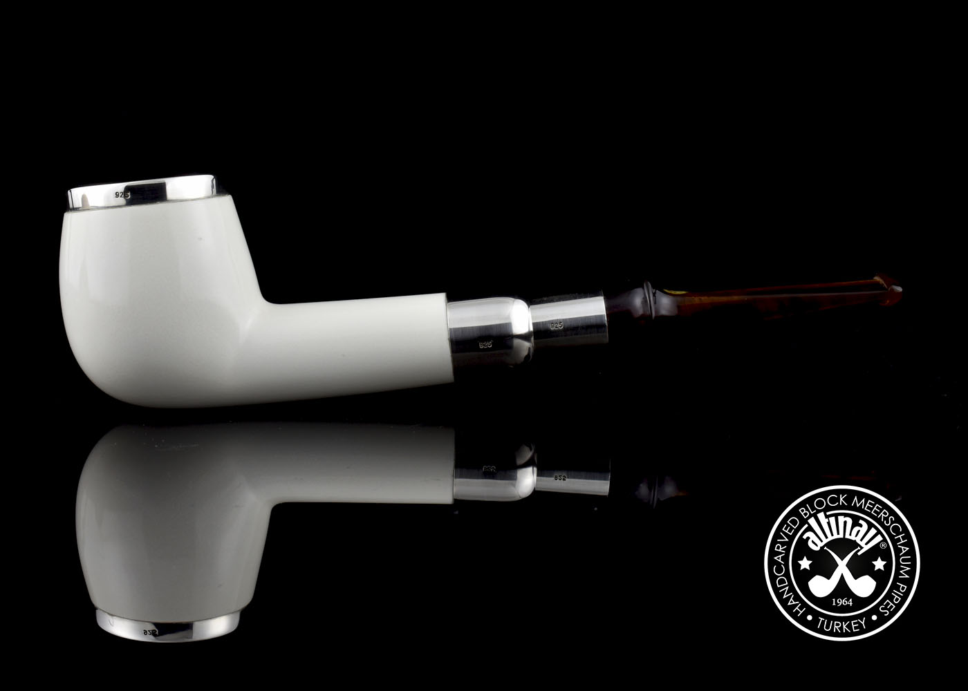 altinay-spigot-apple-meerschaumpfeife-silber-natur image 5