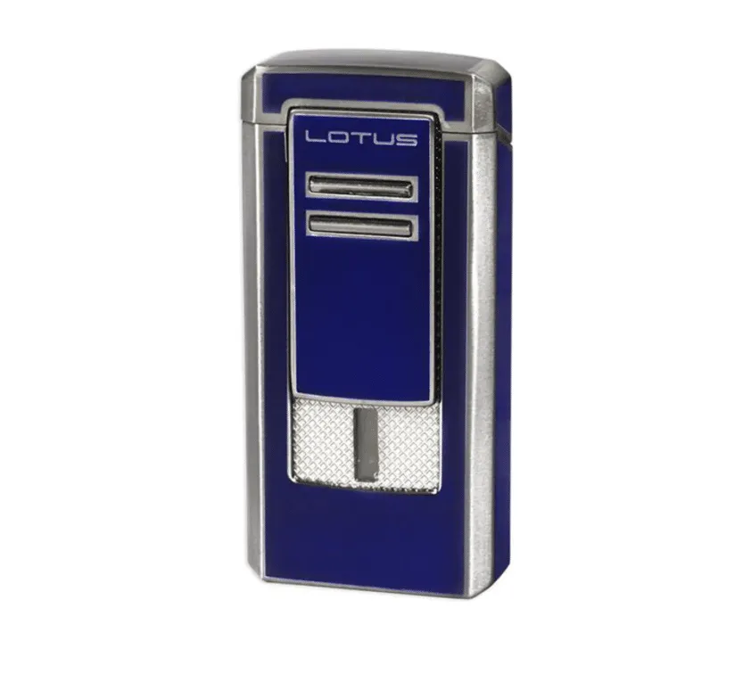 lotus-commander-zigarrenfeuerzeug-blau-triple-torch image 1