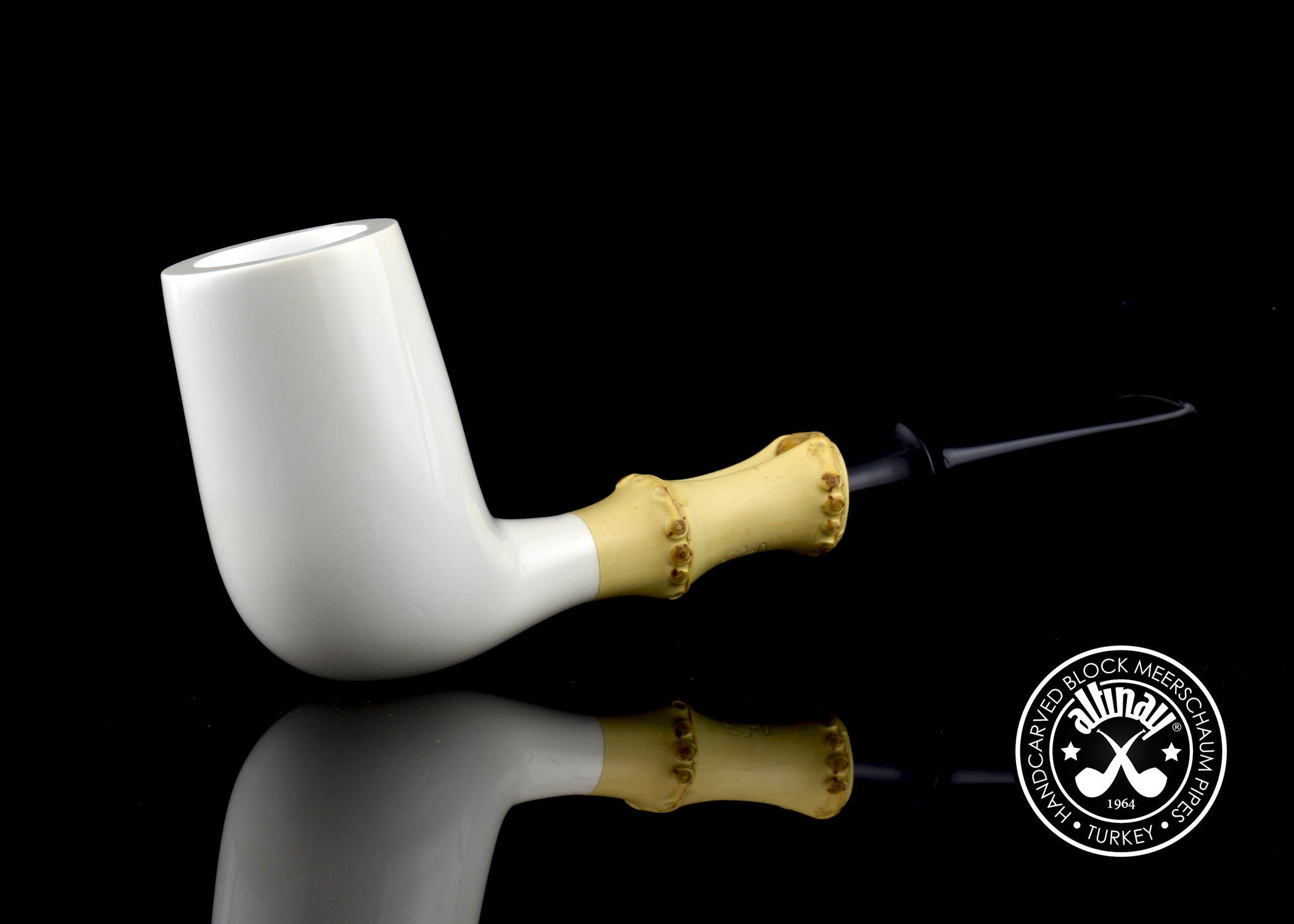 altinay-bamboo-chimney-billiard-meerschaumpfeife image 1