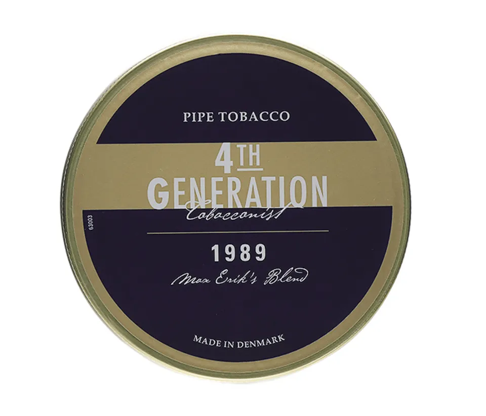 erik-stokkebye-4th-generation-max-erik-1989-pfeifentabak-1-75oz image 1