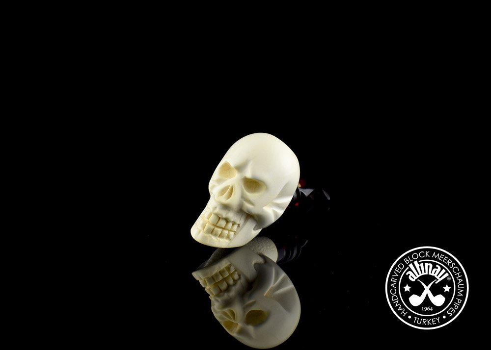 altinay-classic-skull-meerschaumpfeife-totenkopf-geschnitzt image 5