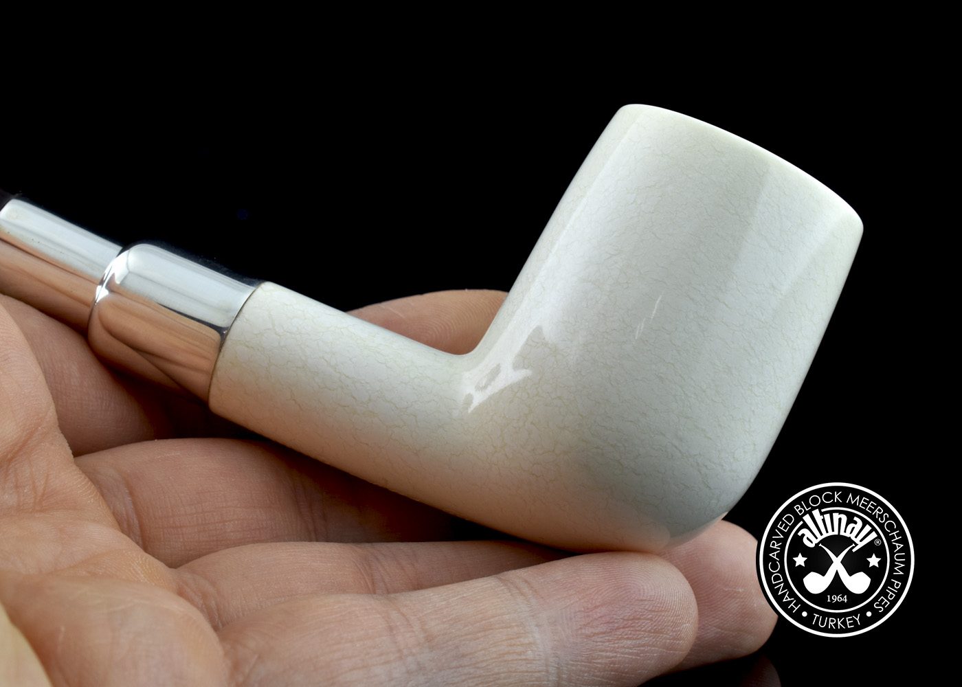 altinay-translucent-billard-meerschaumpfeife-silberspigot image 8