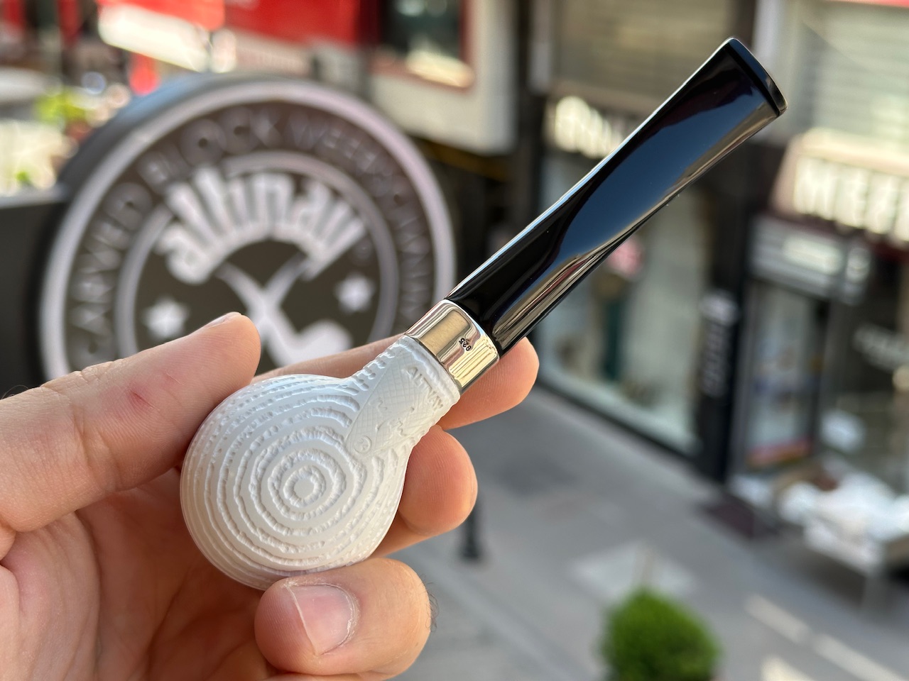 altinay-classic-apple-meerschaumpfeife-mit-silberring image 5