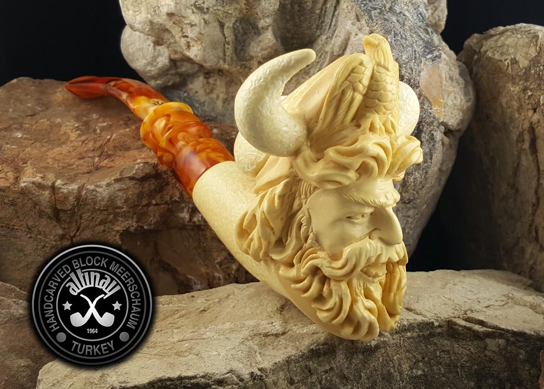 altinay-classic-viking-meerschaumpfeife-handgeschnitzt image 7