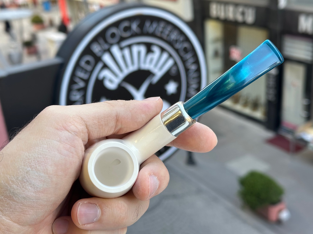 altinay-billiard-silver-army-meerschaumpfeife-spigot image 5