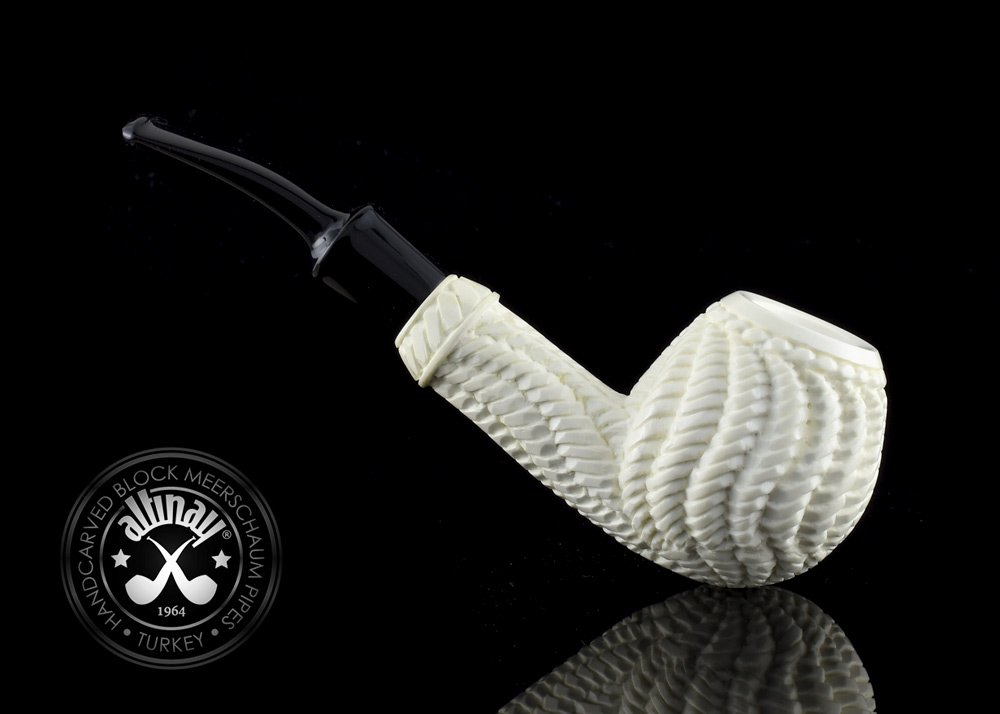 altinay-classic-apple-meerschaumpfeife-halbbent-geschnitzt image 5