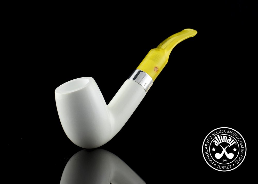 altinay-classic-bent-billiard-meerschaumpfeife-mit-silberring image 3