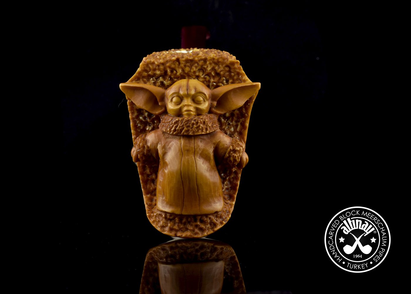 altinay-baby-yoda-meerschaumpfeife-figurenpfeife-natur image 4