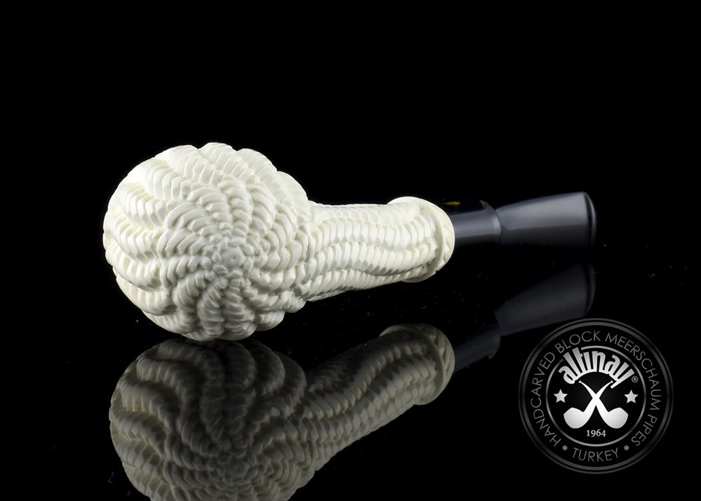 altinay-classic-apple-meerschaumpfeife-halbbent-geschnitzt image 6