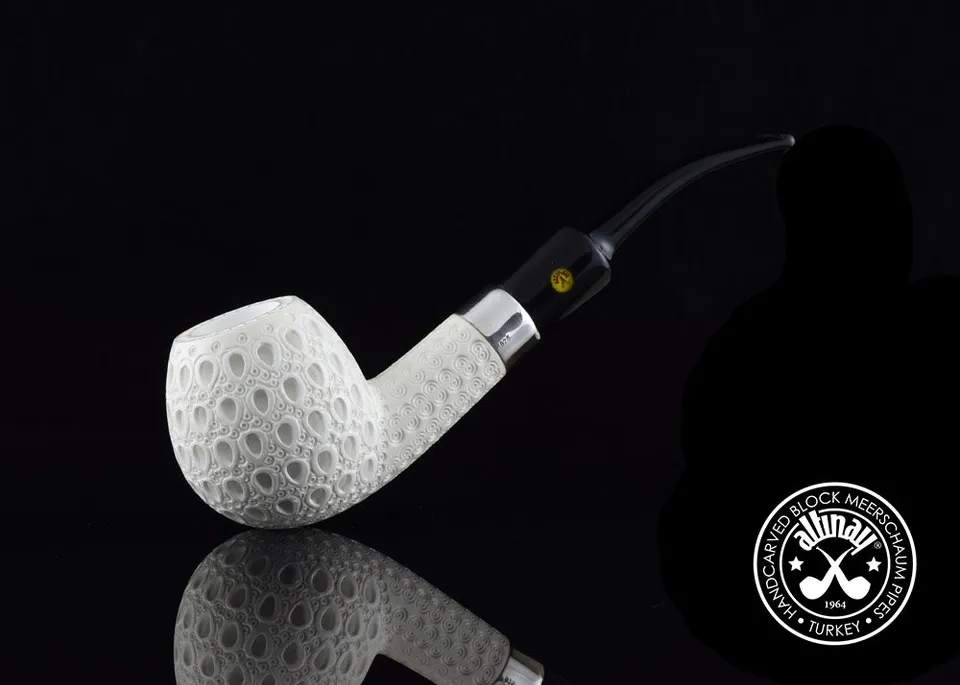 altinay-classic-apple-meerschaumpfeife-silberband-3 image 1