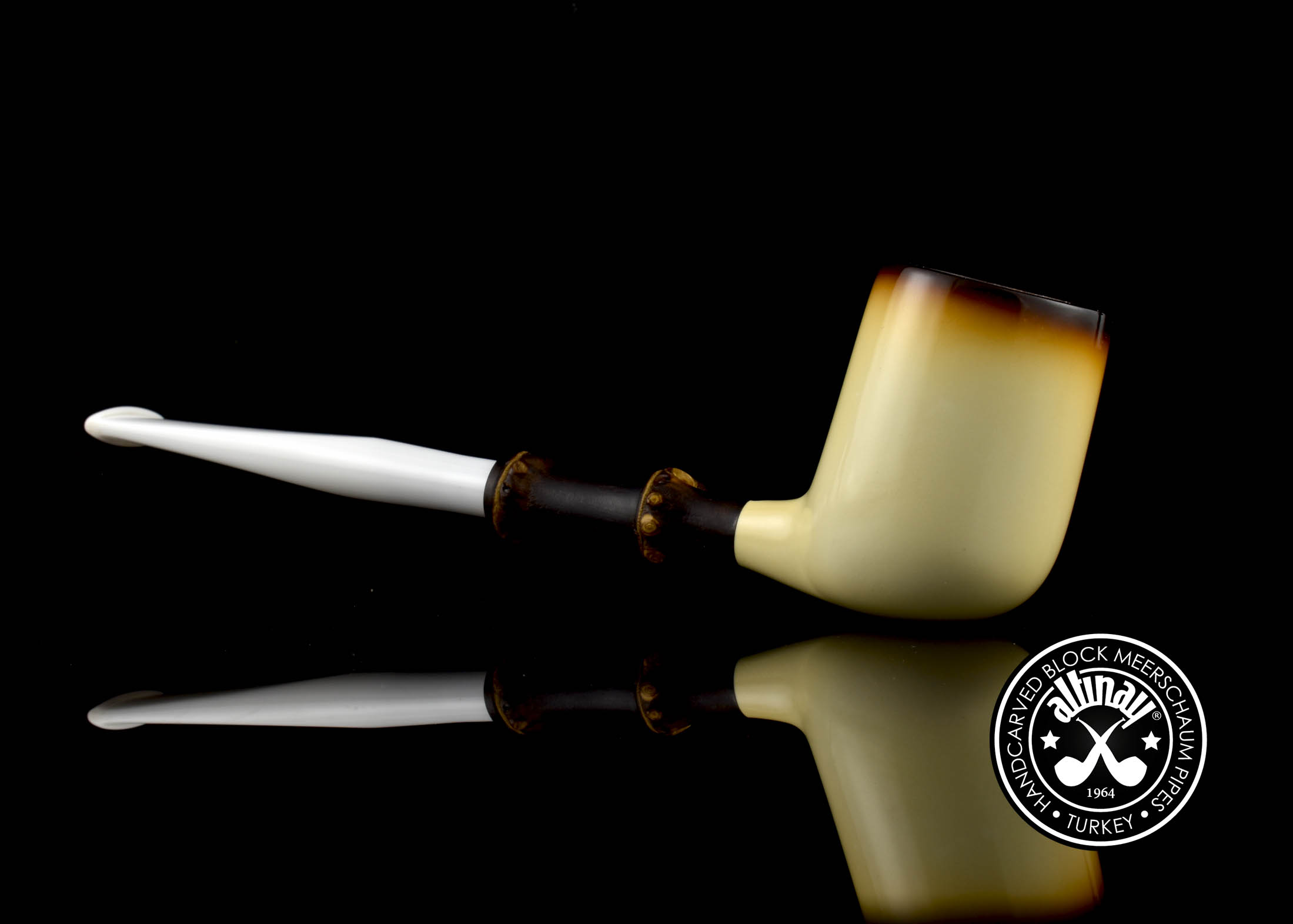 altinay-bamboo-black-billiard-52272-meerschaumpfeife image 4
