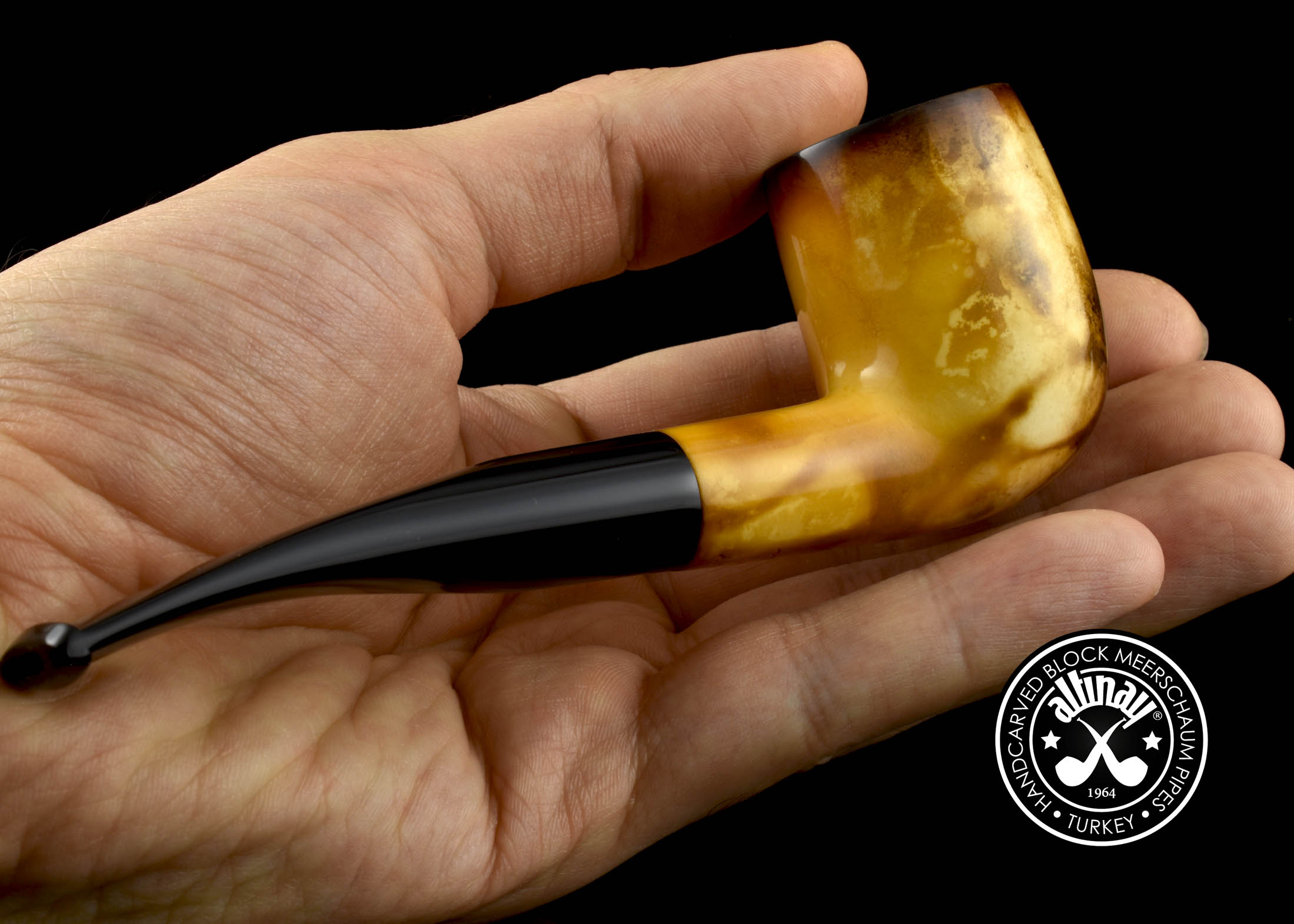 altinay-lee-van-cleef-billiard-meerschaumpfeife-calcined-4 image 4
