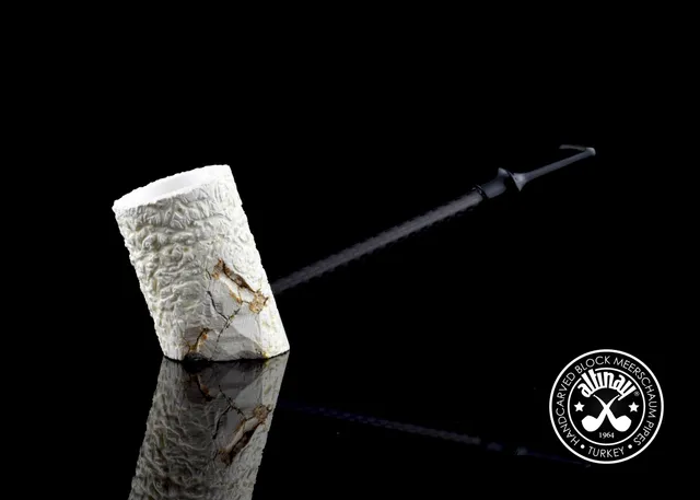 altinay-carbon-fiber-poker-meerschaumpfeife-naturstein image 1