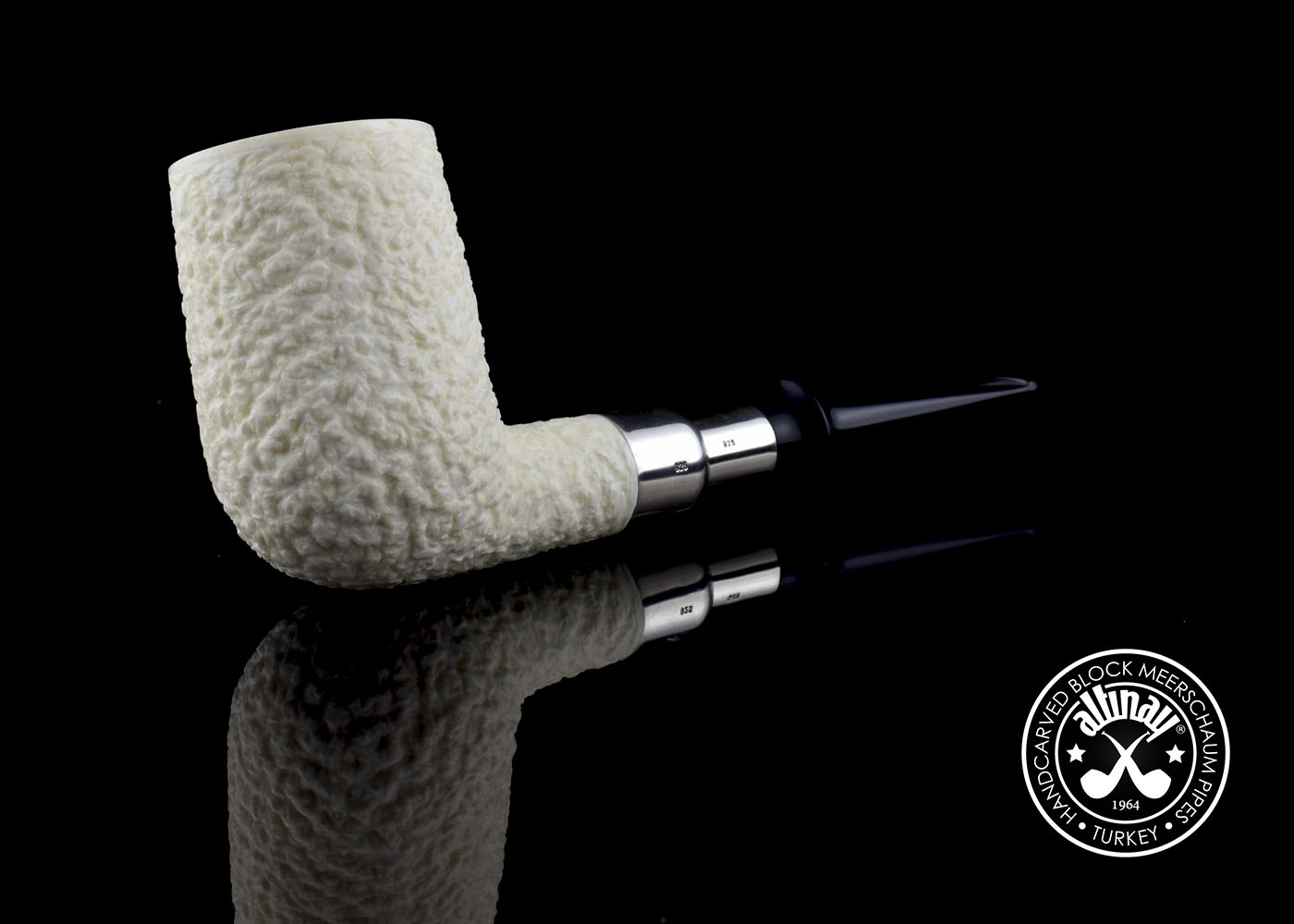 altinay-spigot-billiard-meerschaumpfeife-silber image 5
