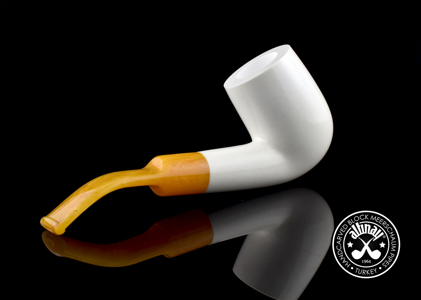 altinay-classic-bent-billiard-meerschaumpfeife-gebogen-natur-6 image 2