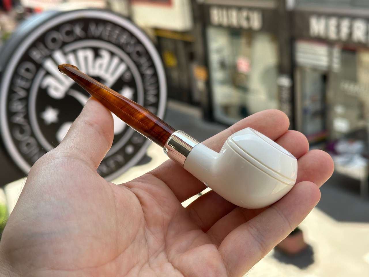 altinay-spigot-army-rhodesian-silver-army-pfeife-meerschaum image 3