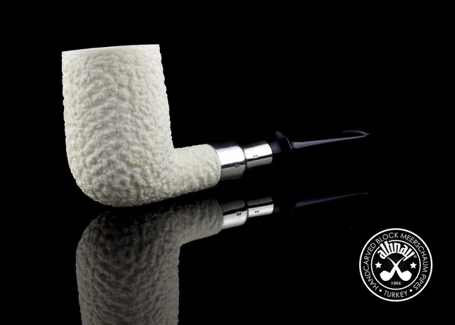 altinay-spigot-billiard-meerschaumpfeife-silber image 1