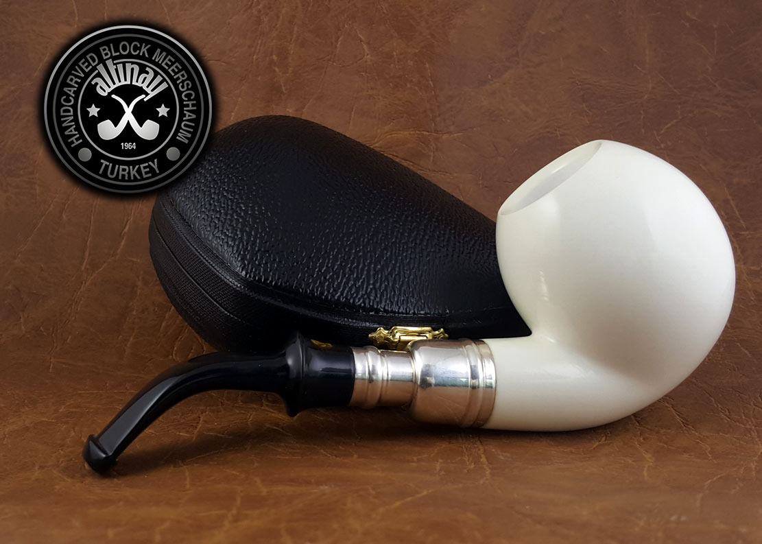 altinay-spigot-danske-meerschaumpfeife-silber image 5