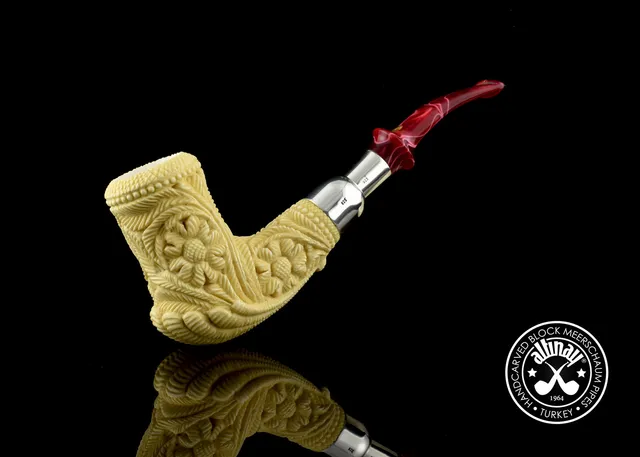 altinay-spigot-silver-meerschaumpfeife-army-serie-silber image 1