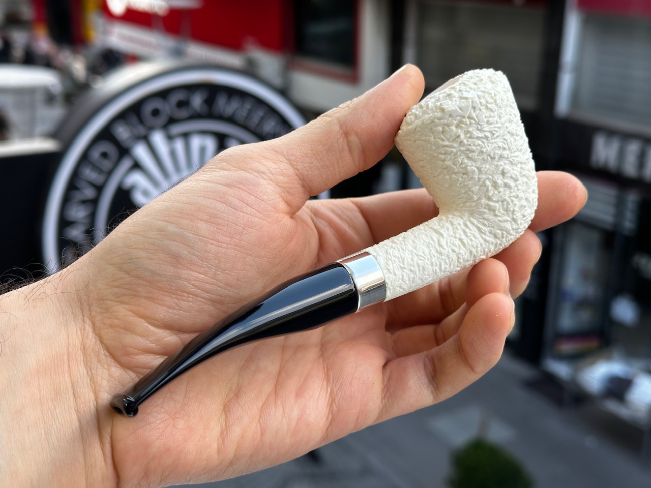altinay-classic-dublin-silber-meerschaumpfeife-silberring image 2