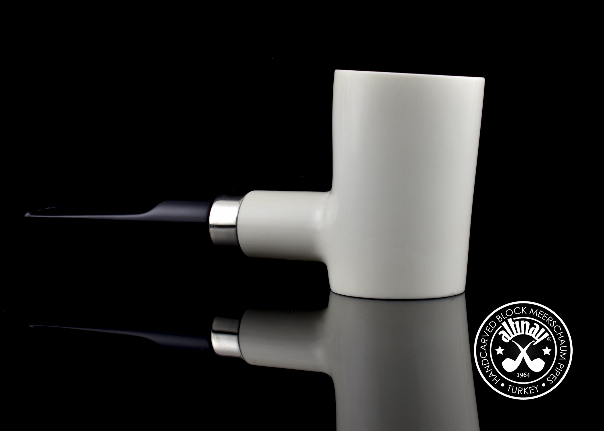 altinay-classic-poker-meerschaumpfeife-silberband image 3
