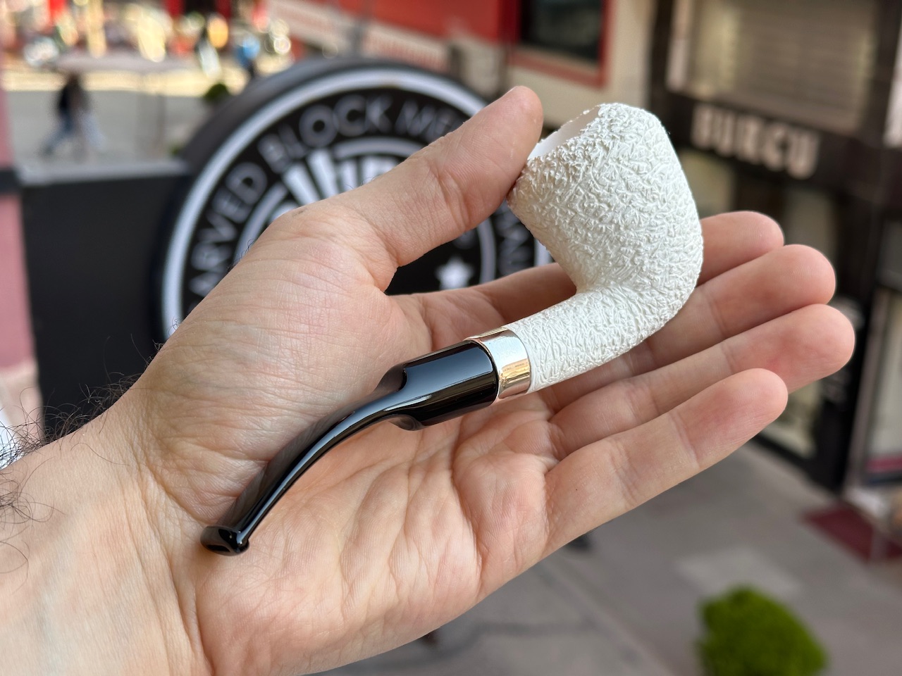 altinay-classic-dublin-pfeife-silberband-meerschaum image 2
