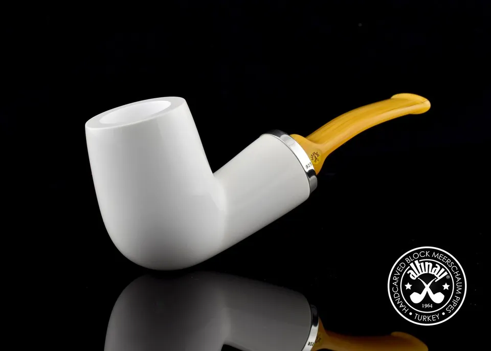 altinay-reverse-calabash-bent-billiard-meerschaumpfeife-32081 image 1