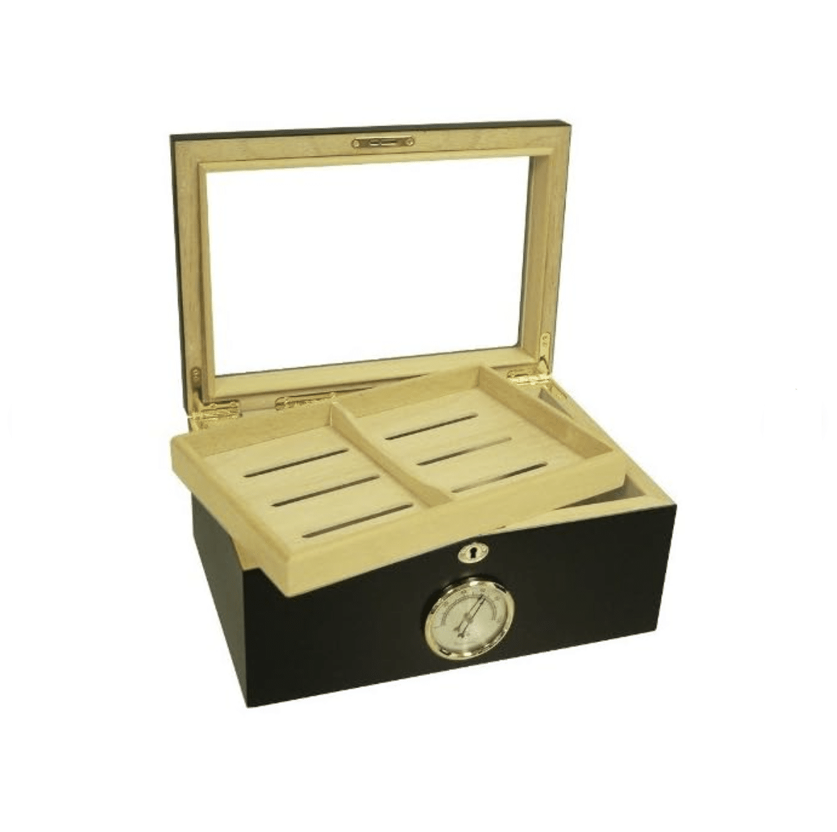 bally-humidor-glasdeckel-f-r-100-zigarren-schwarz-zeder image 2