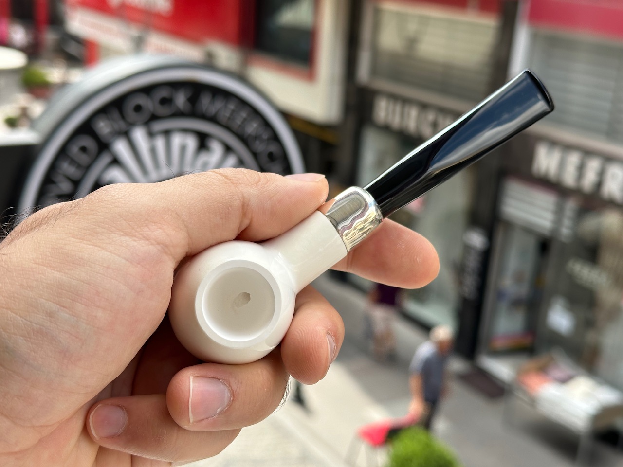 altinay-army-apple-meerschaumpfeife-silber image 5