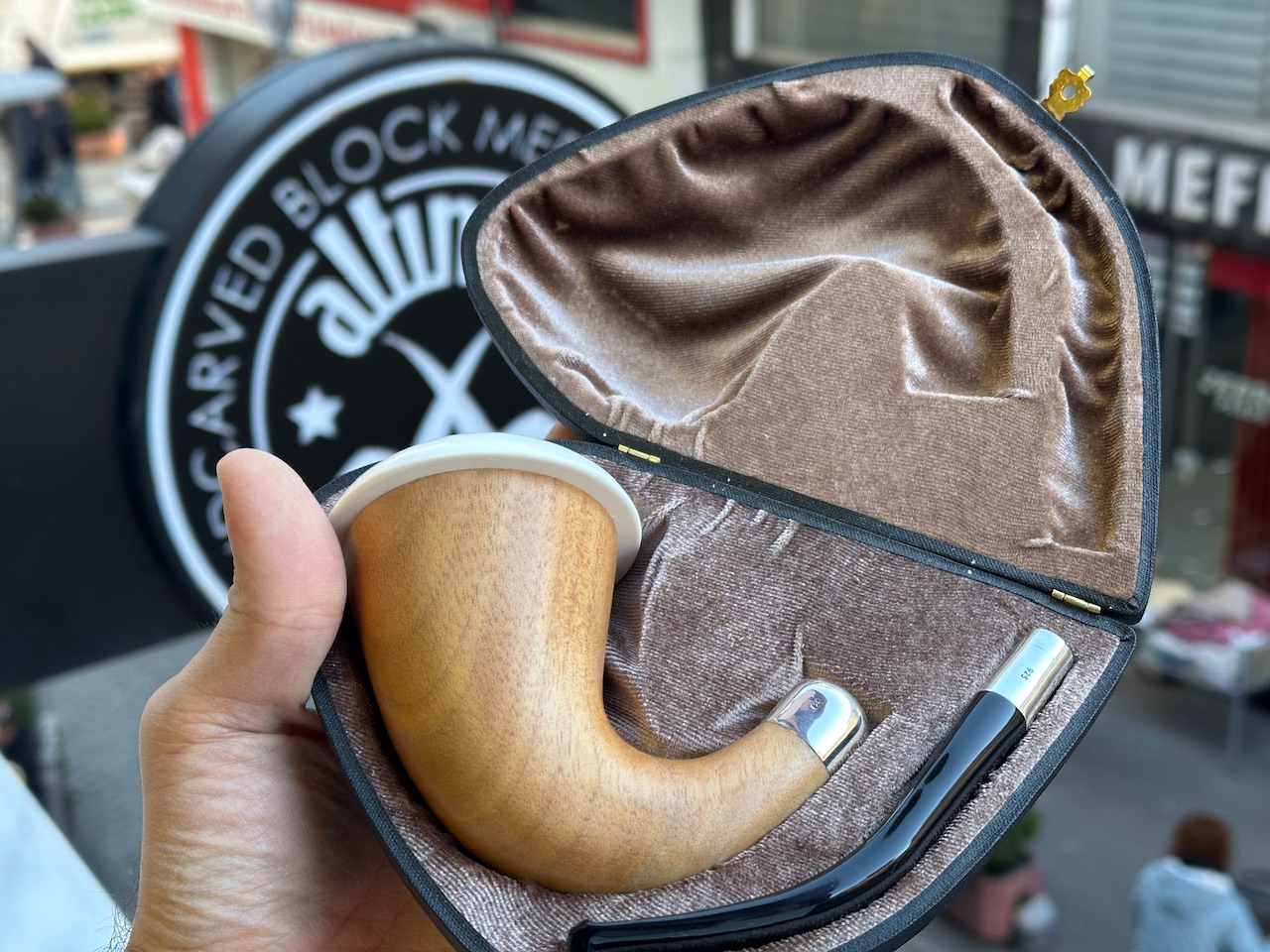altinay-calabash-xl-meerschaumpfeife-silber-spigot image 6