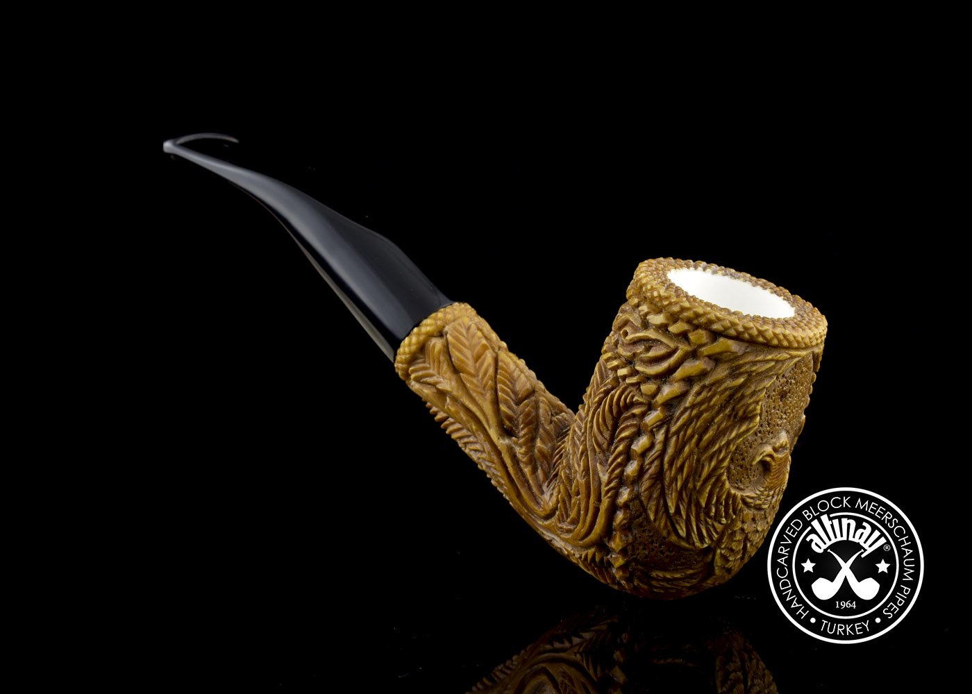 altinay-eagle-s-claw-billiard-tabakpfeife-meerschaum-gebogen image 4