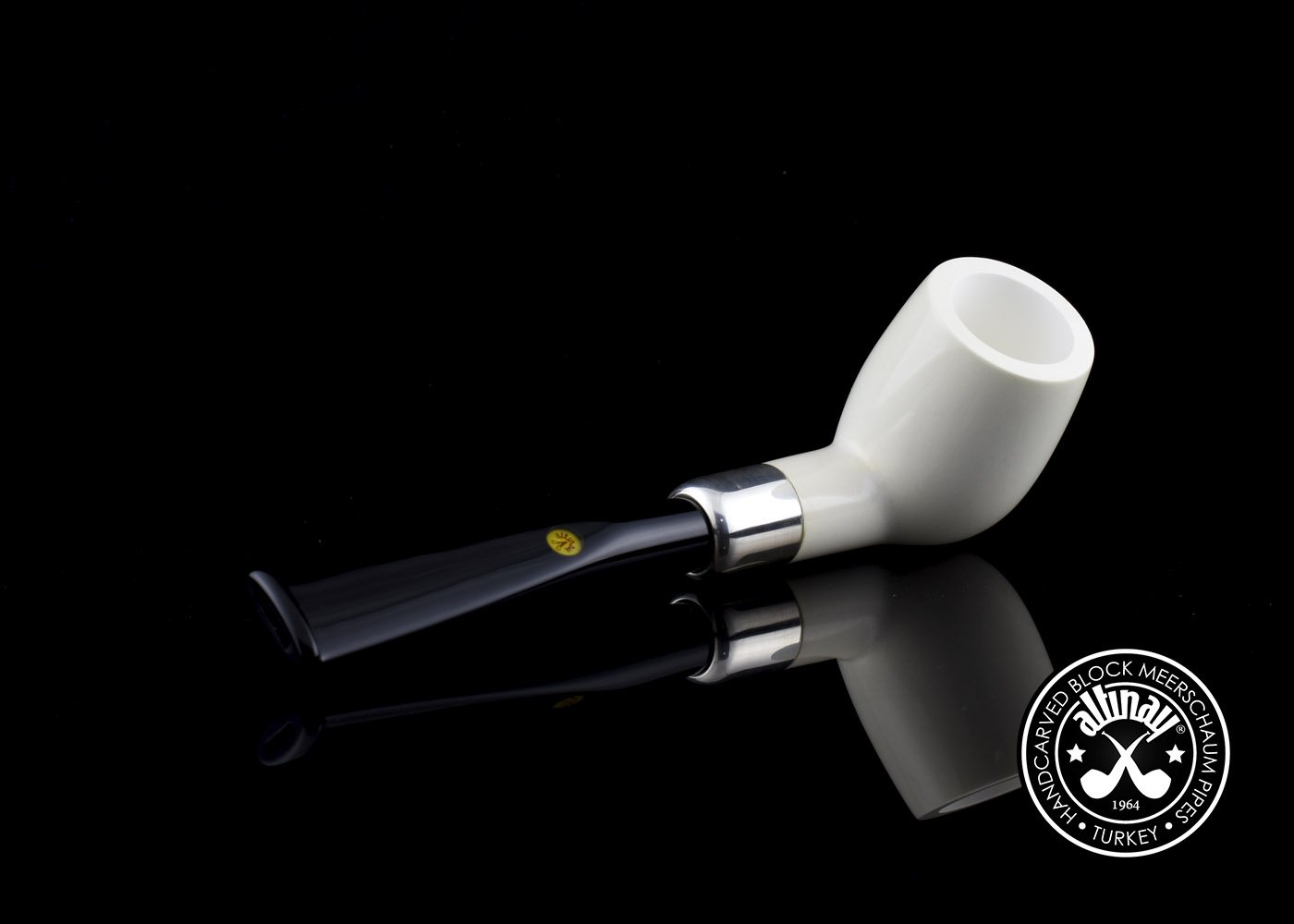altinay-spigot-army-billiard-silver-army-meerschaumpfeife-silber image 1