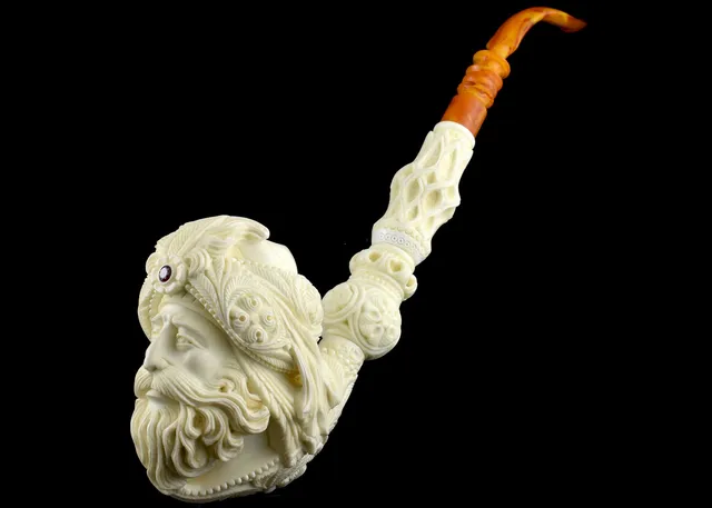 altinay-sultan-saxophone-meerschaumpfeife-tabakpfeife-gebogen image 1