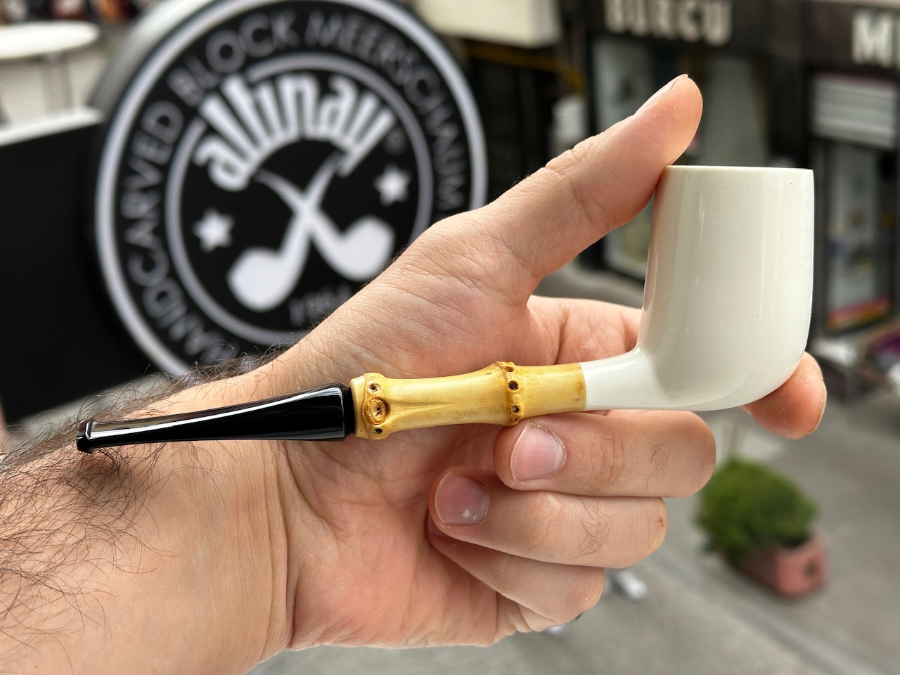 altinay-bamboo-billiard-meerschaumpfeife-bambusholm-natur image 4