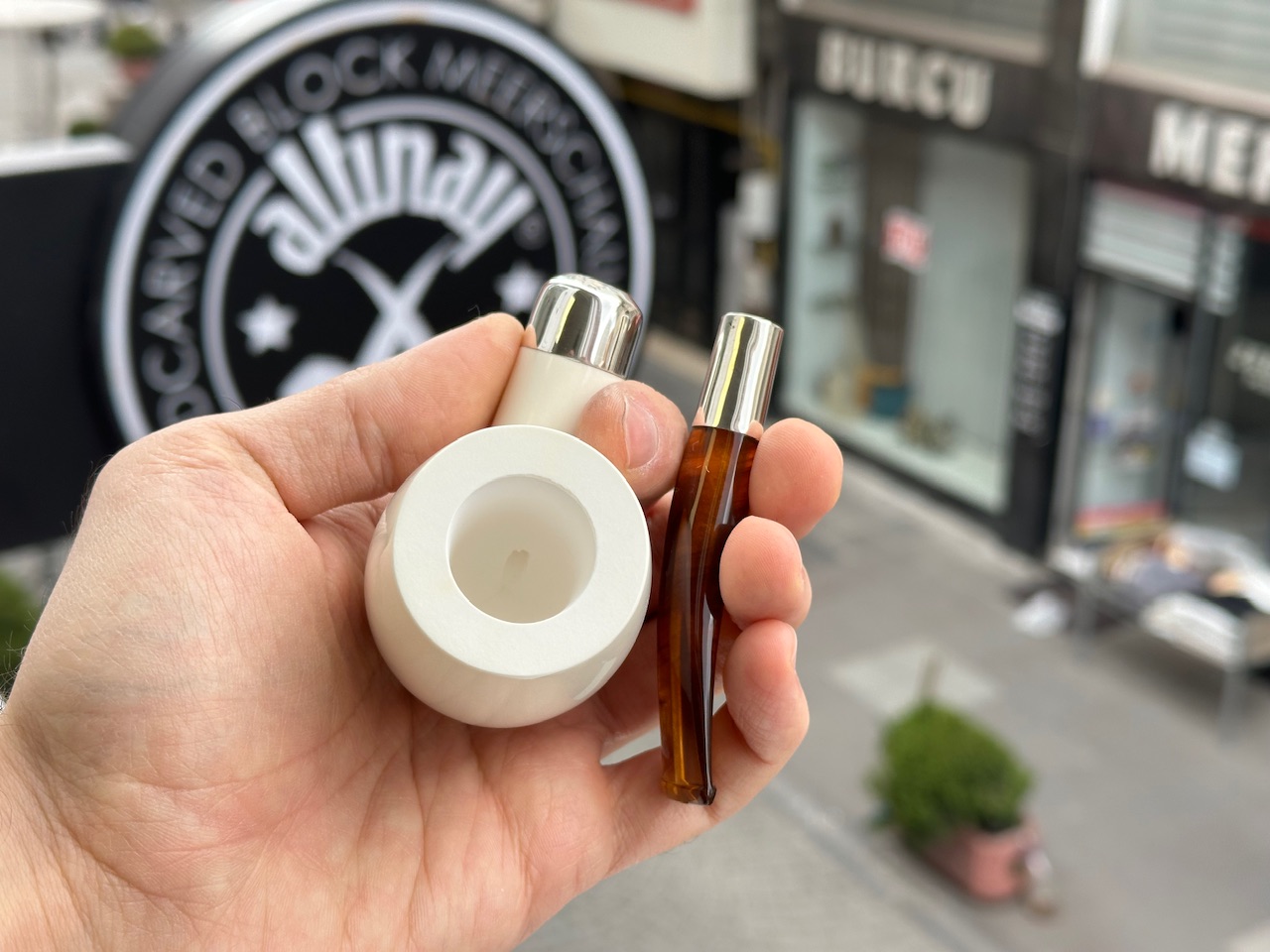altinay-spigot-billiard-meerschaumpfeife-silber-4 image 8