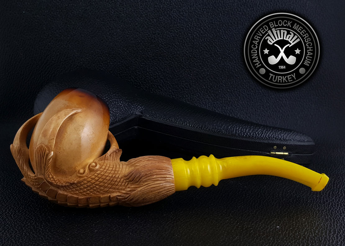 altinay-eagle-s-claw-meerschaumpfeife-adlerkralle-calcined-figur image 7