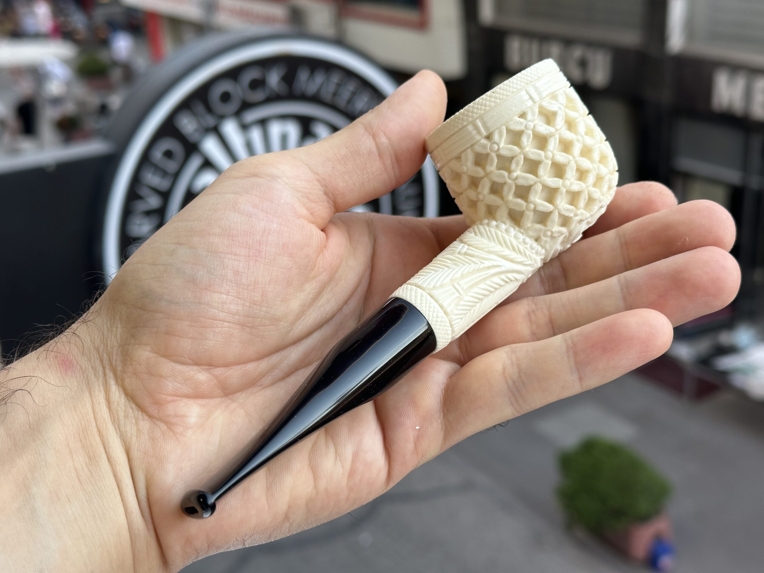 altinay-classic-billiard-meerschaum-pfeife-glatt-wei-2 image 2