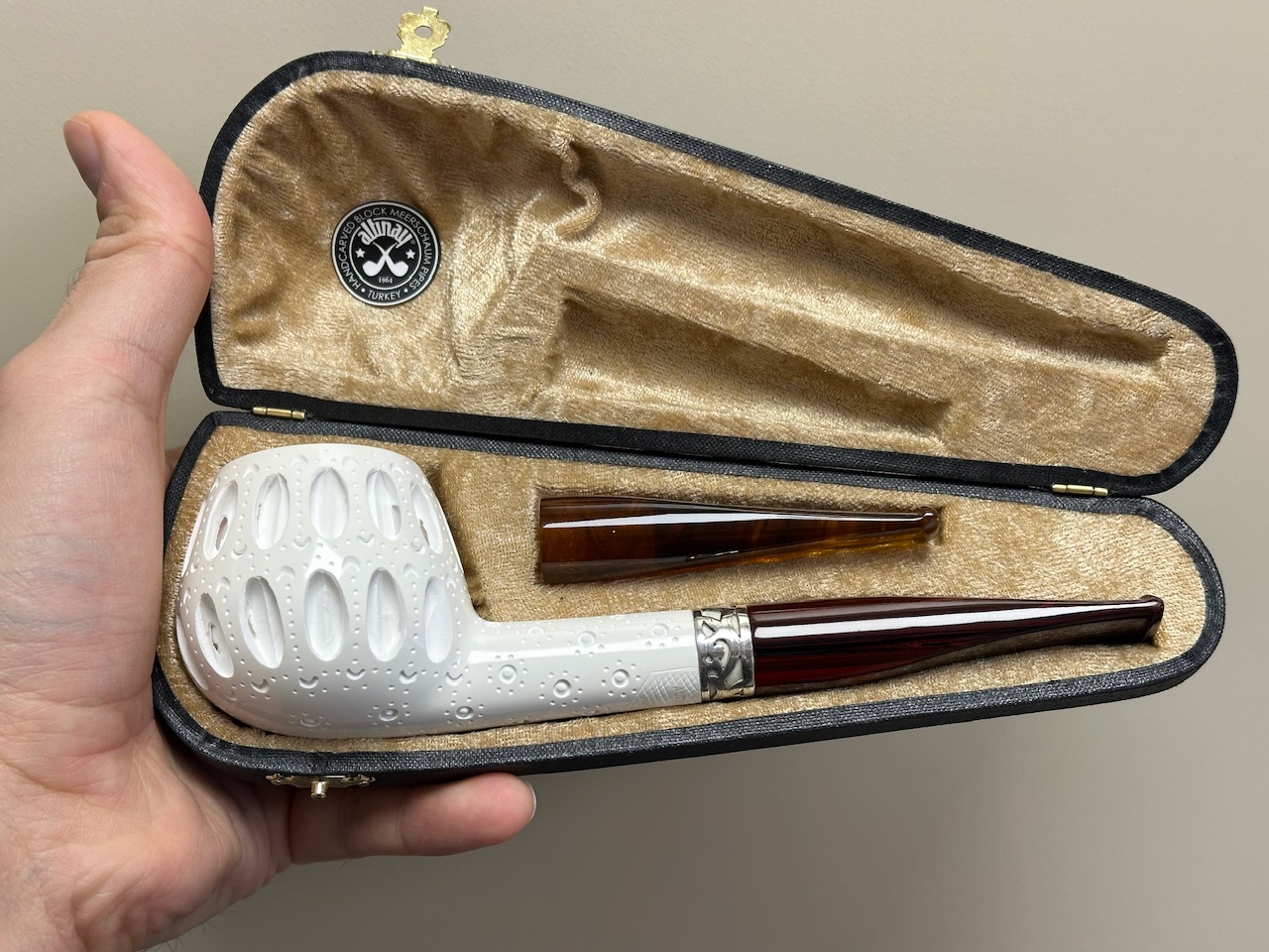 altinay-classic-apple-meerschaumpfeife-silberband-doppel image 7
