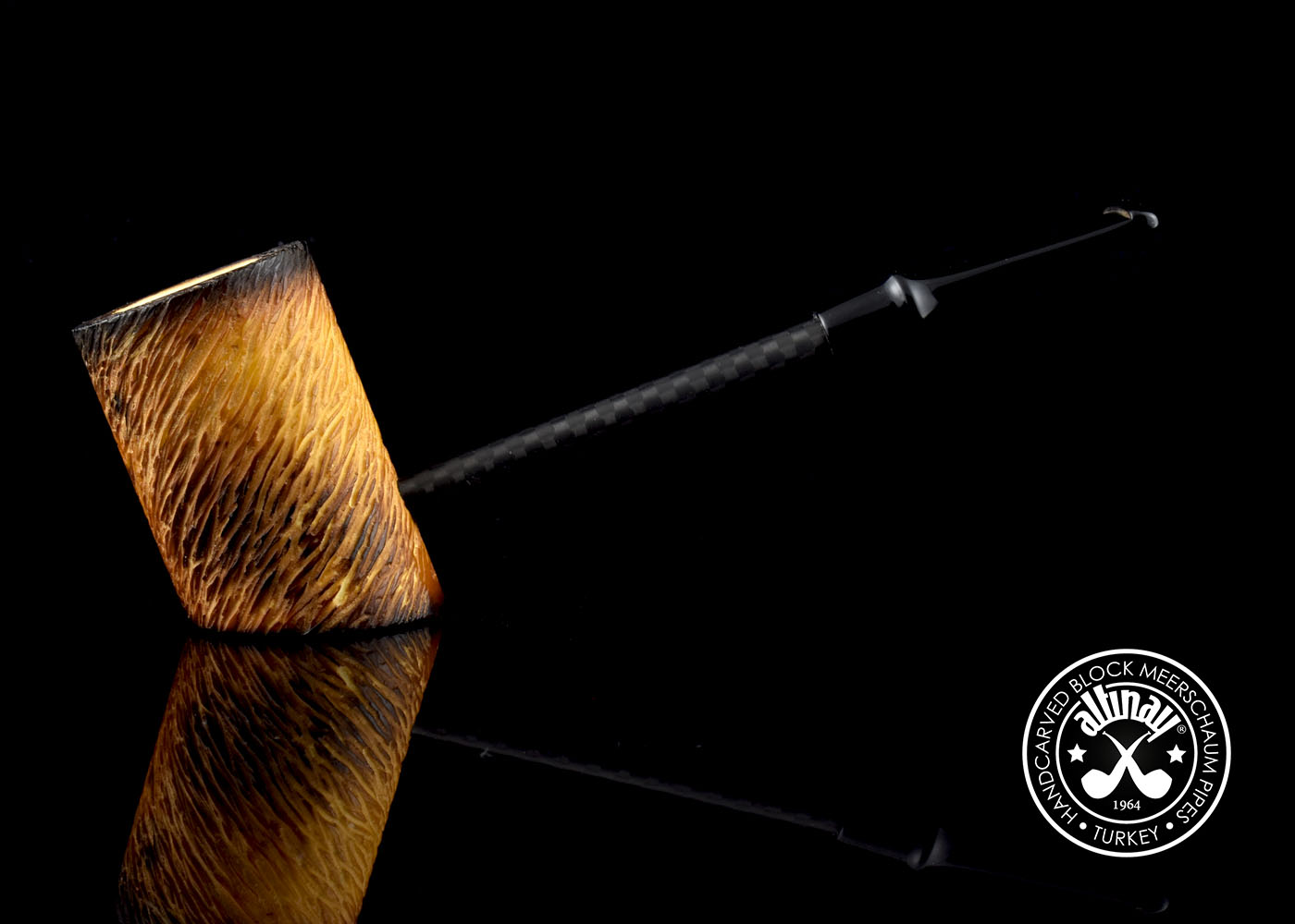 altinay-carbon-fiber-poker-pfeife-meerschaum-standpfeife image 2