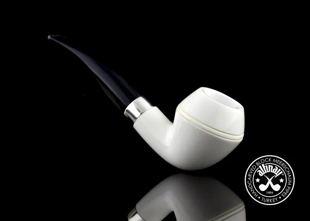 altinay-classic-rhodesian-meerschaumpfeife-mit-silberring image 1