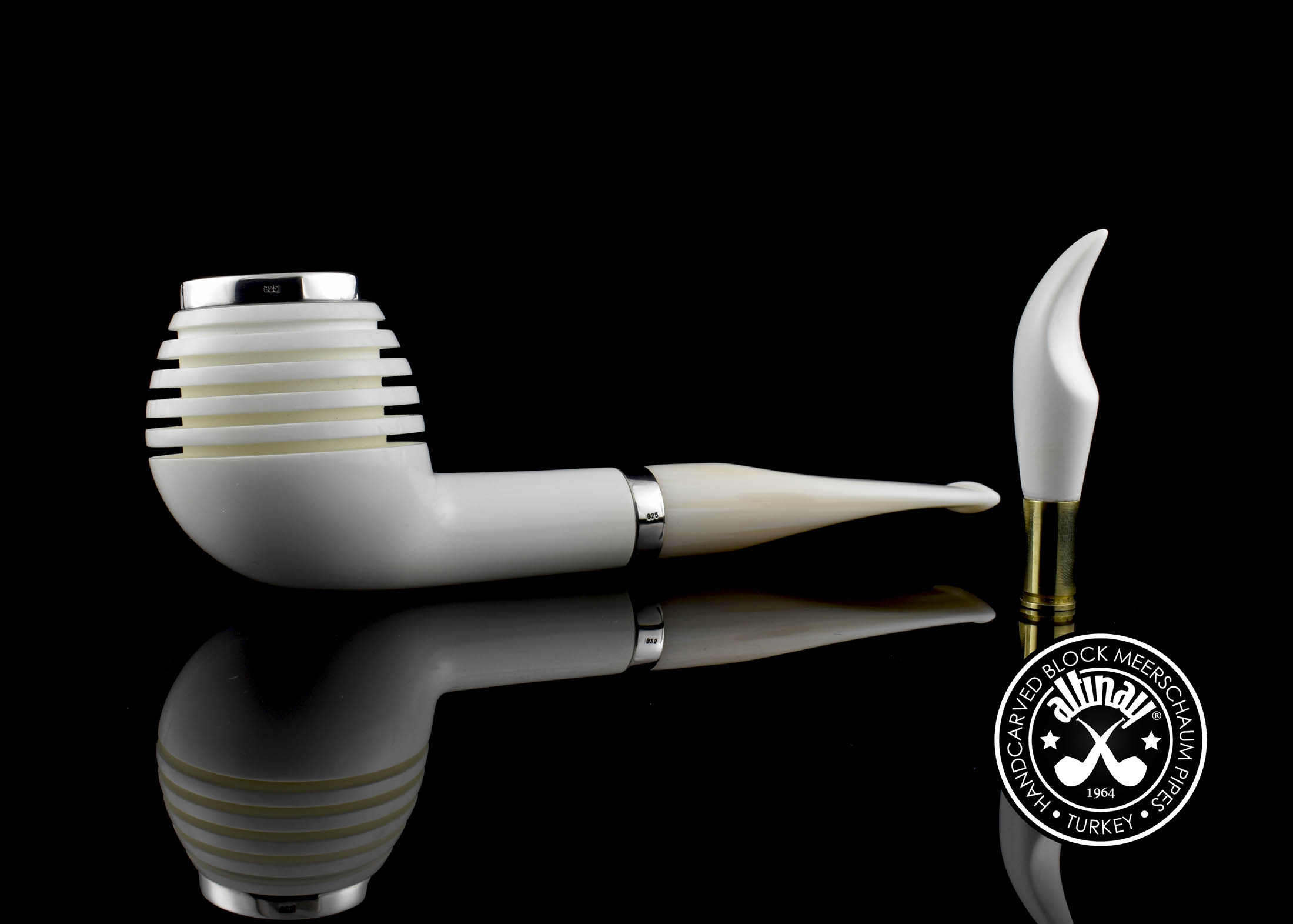 altinay-classic-radiator-meerschaumpfeife-set-mit-etui-stopfer image 2