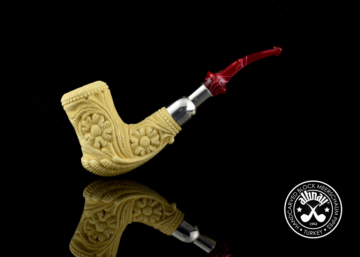 altinay-spigot-silver-meerschaumpfeife-army-serie-silber image 2