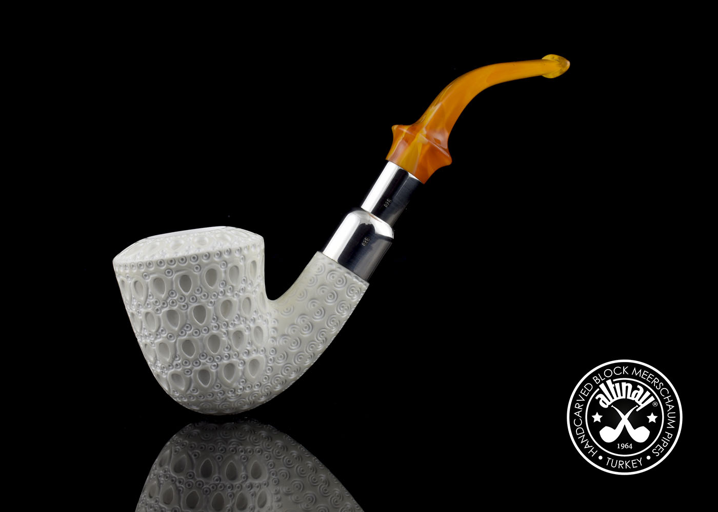 altinay-spigot-army-dublin-silver-tabakpfeife-meerschaum image 3