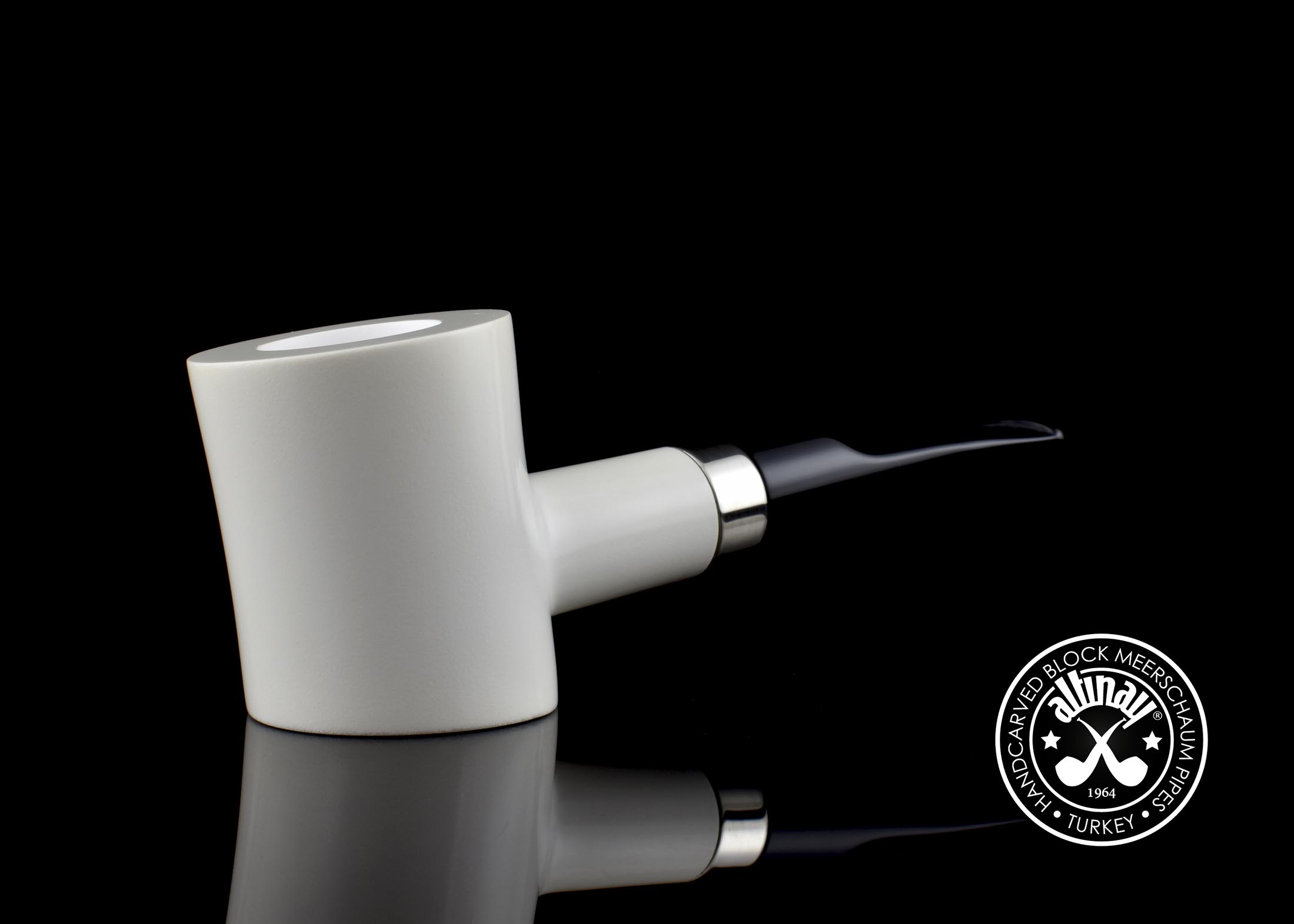 altinay-classic-poker-meerschaumpfeife-silberband-standpfeife image 1