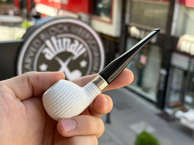 altinay-classic-apple-meerschaumpfeife-mit-silberring image 1