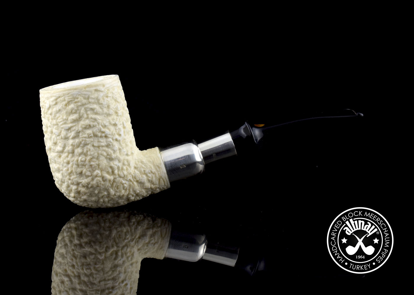 altinay-spigot-army-billiard-meerschaumpfeife-silber-spigot image 3