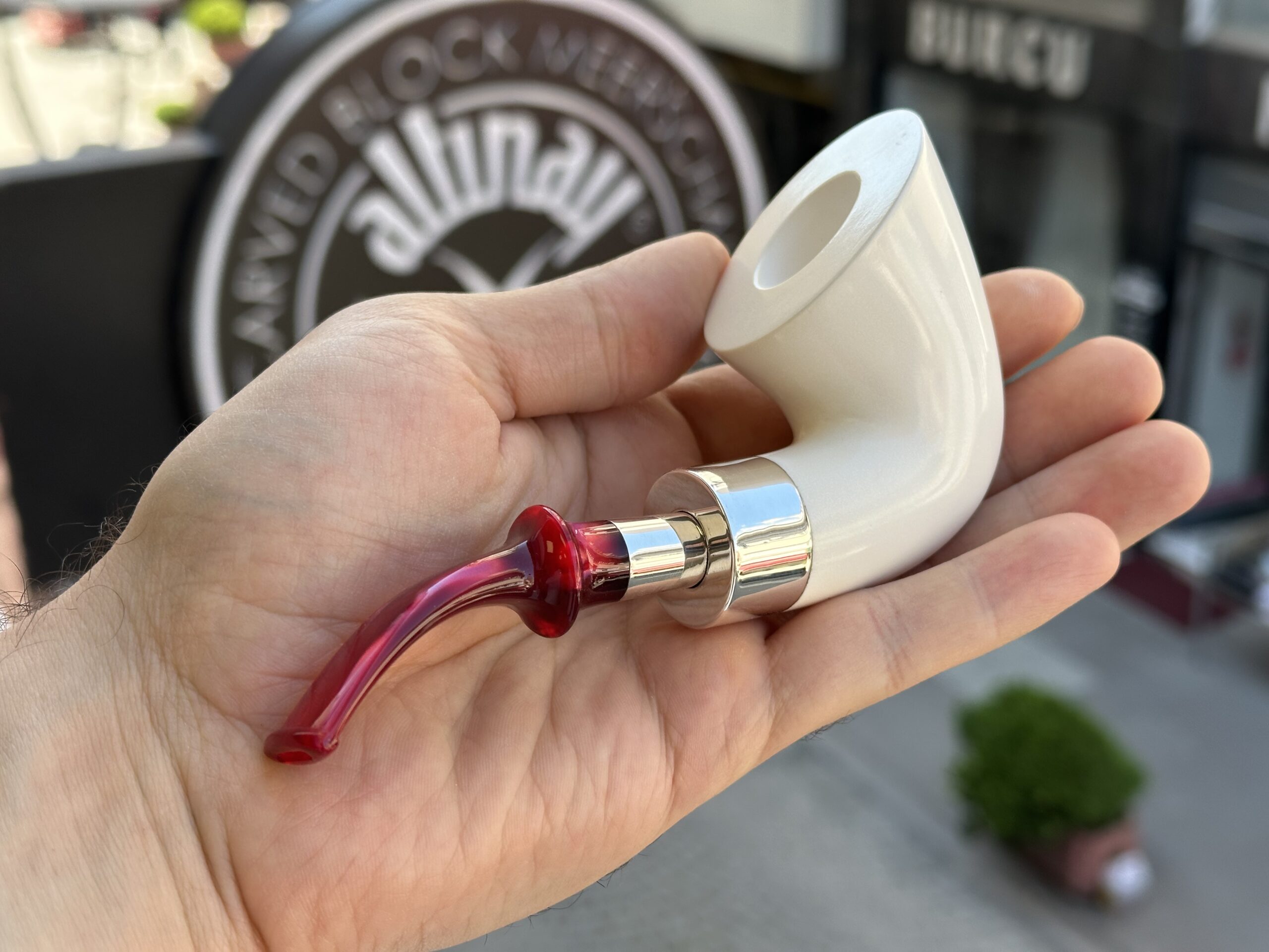 altinay-spigot-dublin-meerschaumpfeife-silber-spigot-3 image 2