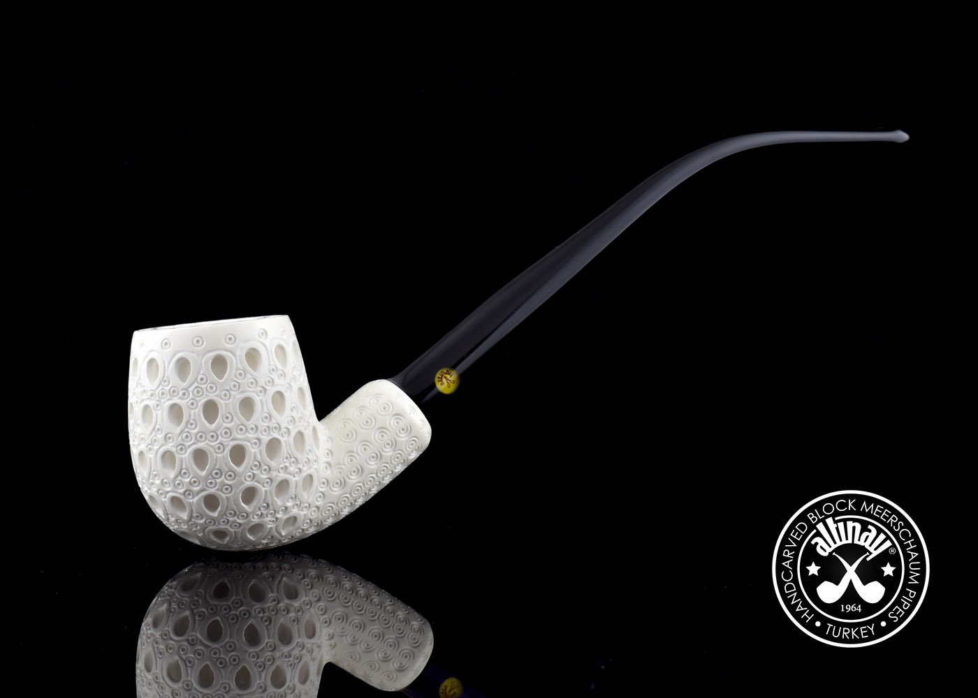 altinay-classic-bent-billiard-churchwarden-meerschaumpfeife image 2